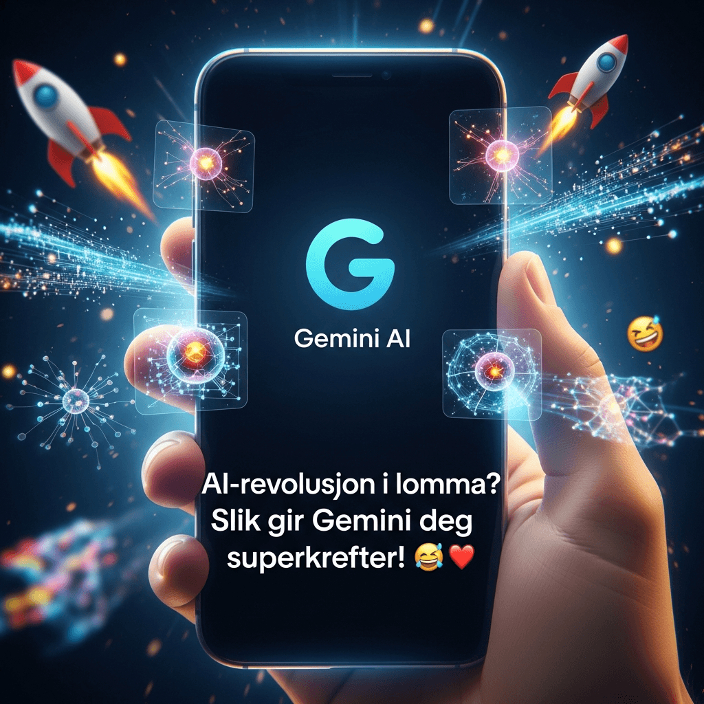 AI-revolusjon i lomma? Slik gir Gemini deg superkrefter! 🚀