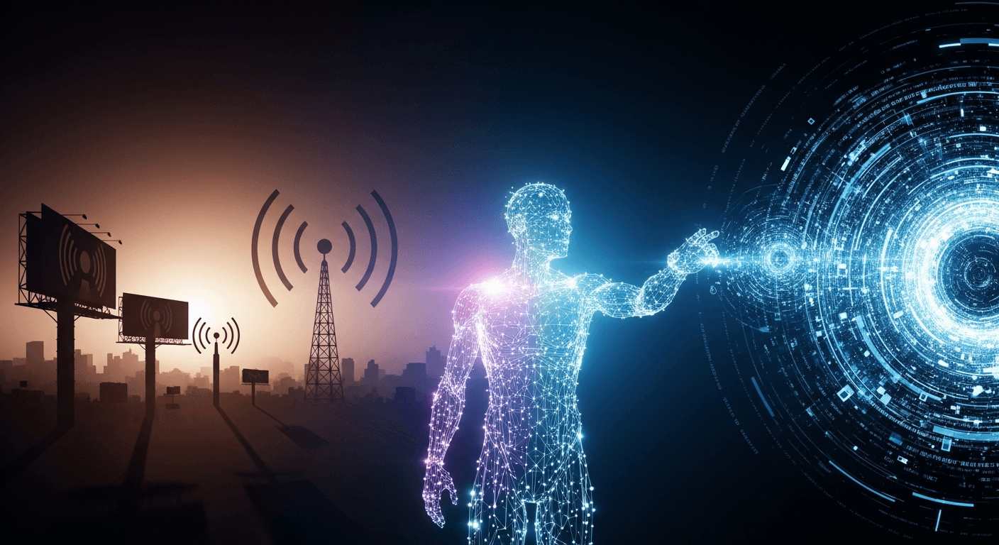 Fremtidens digitale markedsføring: Fra massekommunikasjon til autonome AI-agenter