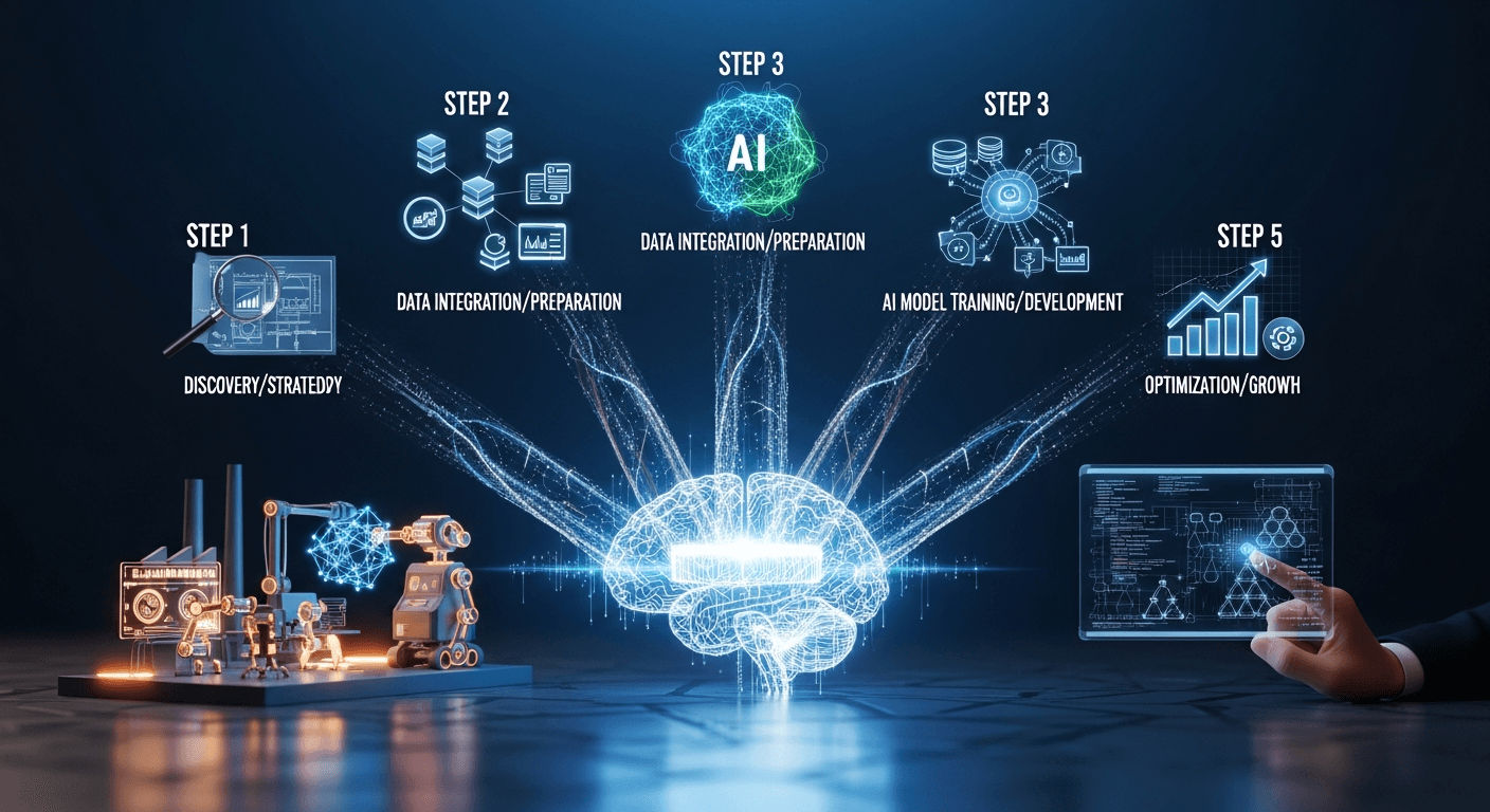 Kom i gang med AI i bedriften din – 5 konkrete steg